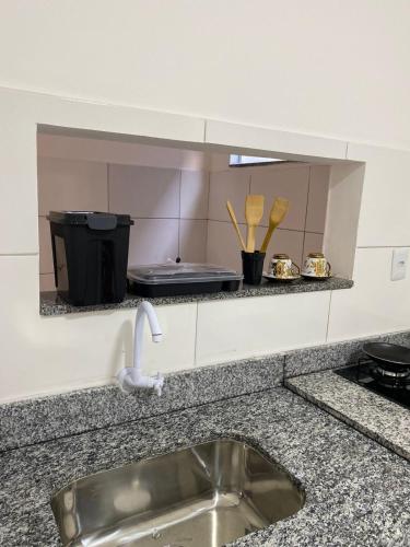 บริการและสิ่งอำนวยความสะดวก, Apartamento Rubra- Rústico, Moderno e Home Office (Apartamento Rubra- Rustico, Moderno e Home Office) in ซานโตอันตานีโอ เด เจซูส