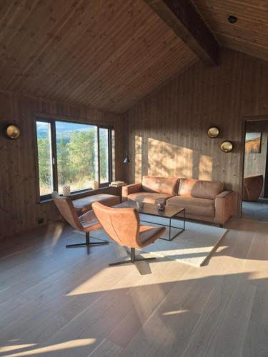 Modern mountain cabin with panorama view- Special offer summer 2026 for longer stay in Eggedal