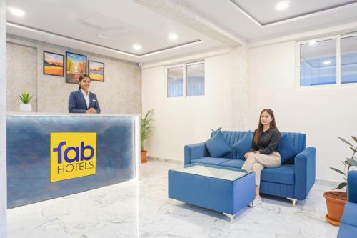 Lobby, FabHotel Prime Esta Inn - Nr. Twin Tower, Viman Nagar near Chokhi Dhani