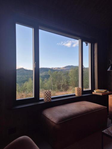 Kilátás, Modern mountain cabin with panorama view- Special offer summer 2026 for longer stay in Eggedal