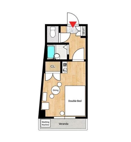 Nishishin Station 4 mins Convenient for travel Little Boat ROOM