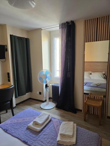 1 double bed
