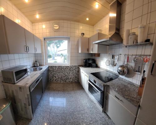 廚房, Ferienhaus Eichwalde in 艾希瓦爾德