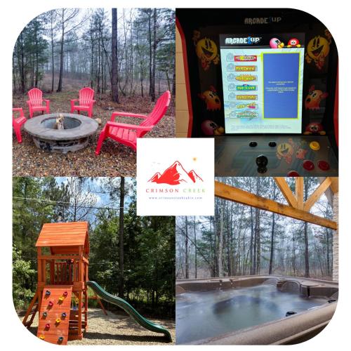 Crimson Creek Cabin - Hot Tub, Playset, Family-Friendly