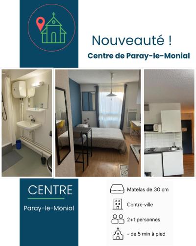 Studio Sacré Cœur Proche Basilique - Numéro 119 - Location saisonnière - Paray-le-Monial