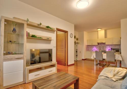Konyha, Rezidence Moser Apartment in Vízpart/Beach
