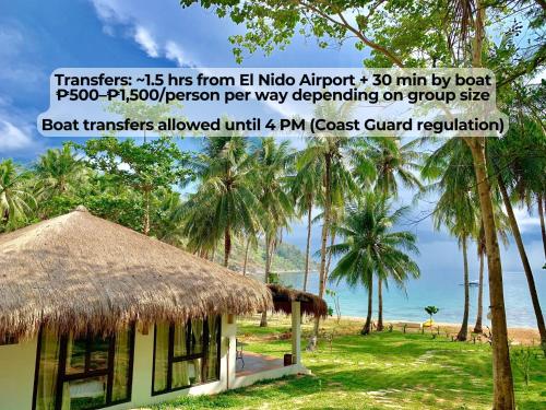 Biệt thự 100 m² 2 phòng ngủ, 1 phòng tắm riêng ở El Nido – khách sạn tại El Nido