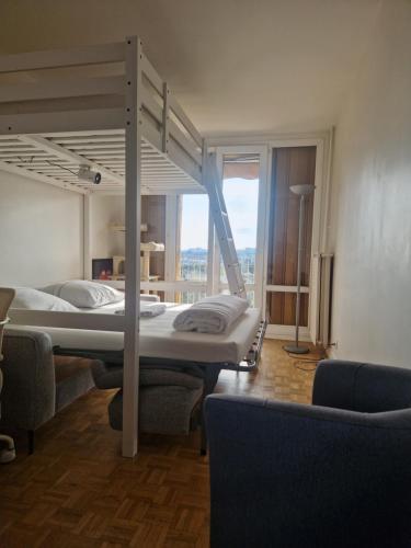 T4/5 avec vue sur les Alpes a 5 minutes de Lyon in La Mulatière