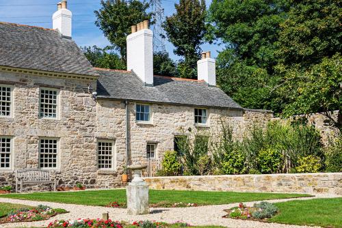 Viesnīcas āriene, Manor Cottage at Cusgarne Manor, romantic, dog-friendly in Gvenapa