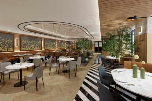 餐廳, 洛杉磯希爾頓阿卡迪亞酒店 (Hilton Arcadia Los Angeles) in 帕薩迪納