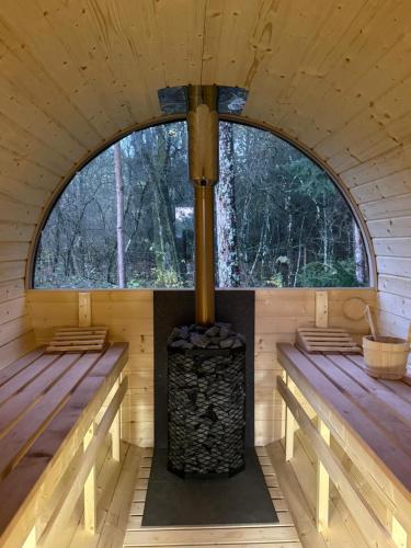 Sauna, Dom przy Lesie z sauną (Dom przy Lesie z sauna) in Nowinka