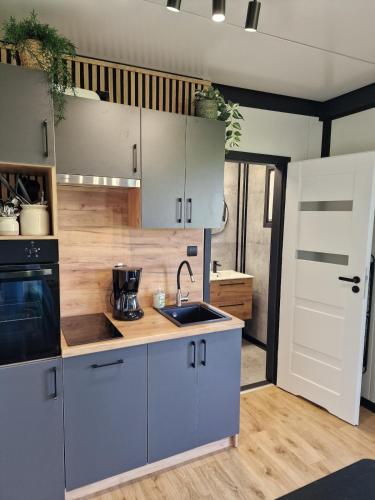 köök, Tiny house Polderzicht in Smallingerland
