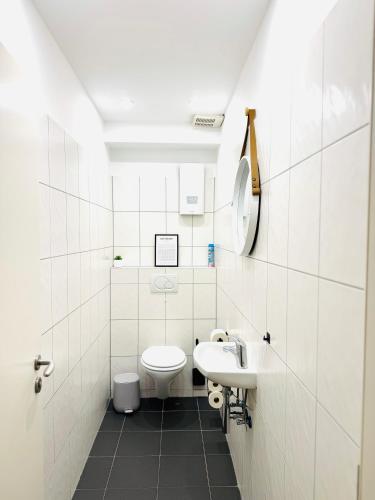 Fürdőszoba, Wellness City Apartment, Infrarotkabine, Top Lage in Bensheim