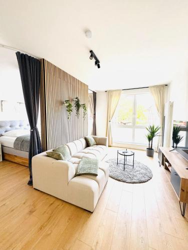 Ágy, Wellness City Apartment, Infrarotkabine, Top Lage in Bensheim
