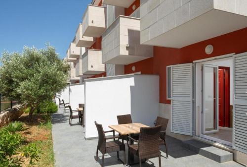 Zimmer mit 2 einzelbetten, terrasse