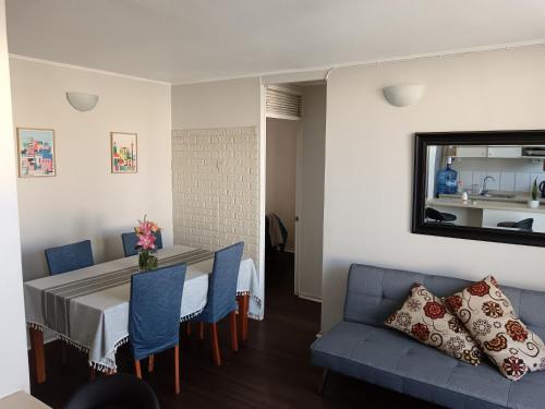 Departamento céntrico muy tranquilo con estacionamiento y guardias tiempo completo