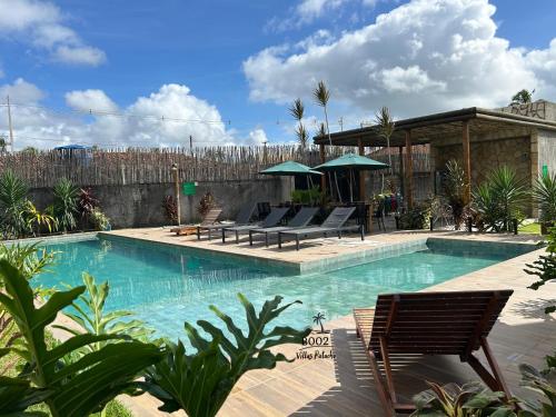 Úszómedence, Milagres - VIllas Patacho in Porto De Pedras