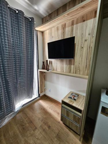 Shared lounge/TV area, Timber One - Apto com varanda e Facil acesso ao Metro e Expo Imigrantes near Praça Joaquim Lopes Guimarães