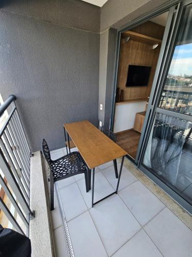View, Wood One - Apto com varanda e Facil acesso ao Metro e Expo Imigrantes near Praça Kalil Alle Mamede