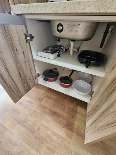 Kitchen, Timber One - Apto com varanda e Facil acesso ao Metro e Expo Imigrantes near Praça Joaquim Lopes Guimarães