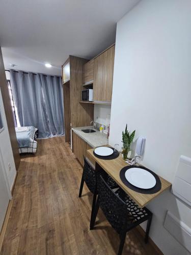 Kitchen, Wood One - Apto com varanda e Facil acesso ao Metro e Expo Imigrantes near Praça Kalil Alle Mamede