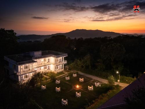 Exterior view, Moustache Bir in Palampur