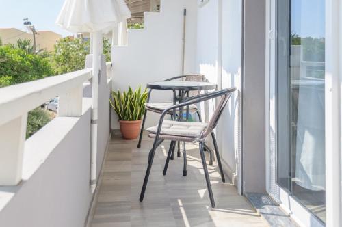 View, Ostria Rooms in Pelekanos