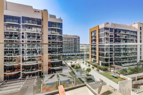 parveke/terassi, GLOBALSTAY Azizi Riviera 42 in Nad Al Sheba