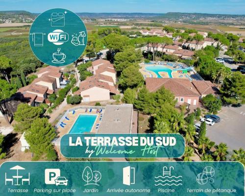 La Terrasse du Sud, 4 pers Piscine à Calvisson - Location saisonnière - Calvisson