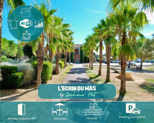 L’Écrin du Mas, 4 pers Piscine à Calvisson - Location saisonnière - Calvisson