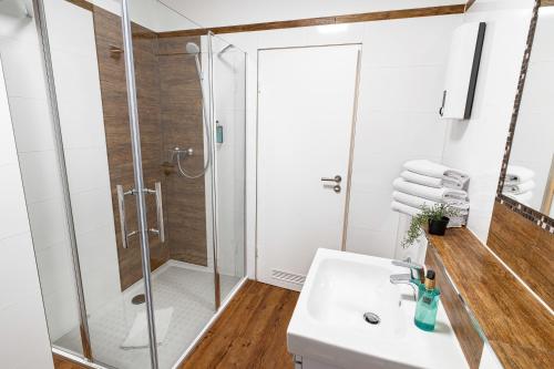 Fürdőszoba, City Apartment Riesa in Riesa