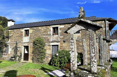 A szálláshely kívülről, Casas do Campo in Monfero