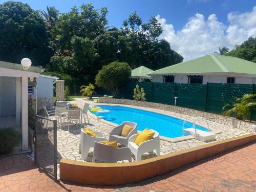 View, Villa Cliane in Baie-Mahault