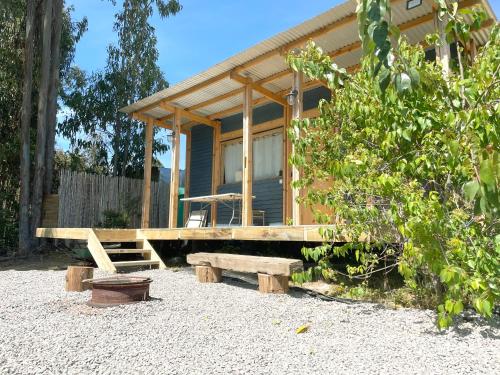 Casa Maqui & A frame room en el bosque in Kahvila