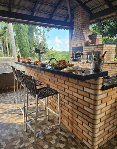 virtuve, Refúgio Descanso com Pet Friendly 40 min de ÁGUAS CLARAS BRASÍLIA (Refugio Descanso com Pet Friendly 40 min de AGUAS CLARAS BRASILIA) in Gama (Federālais rajons)