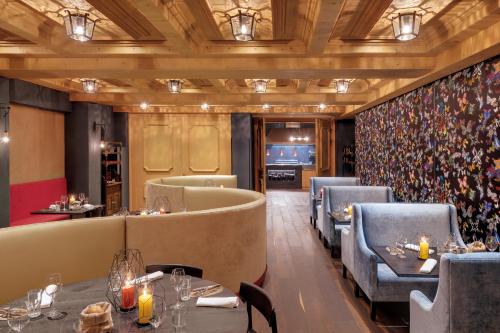 Restaurant, Morosani Posthotel in Davos