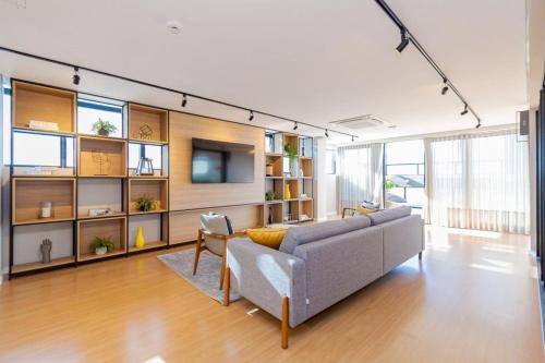 Apto com piscina aquecida e rooftop in Curitiba Városközpont