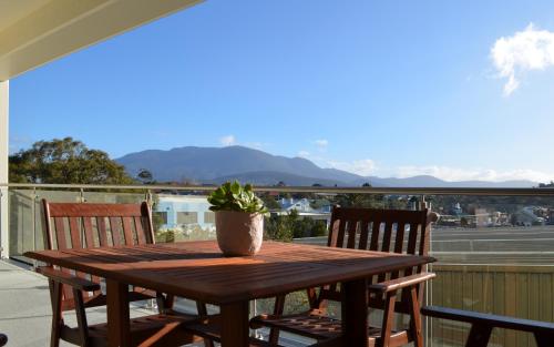 Erkély/terasz, Kangaroo Bay Apartments in Kelet-Hobart