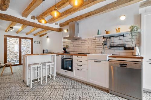 A szálláshely kívülről, El racó de les escales (El raco de les escales) in Tivissa