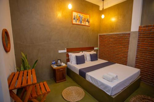1 double bed