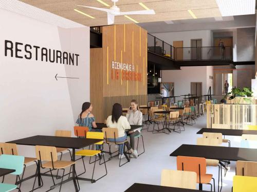 Étterem, HI Poitiers - La Caserne in Poitiers Városközpont