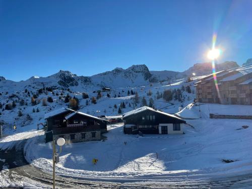 View, Ski-in ski-out duplex in La Plagne