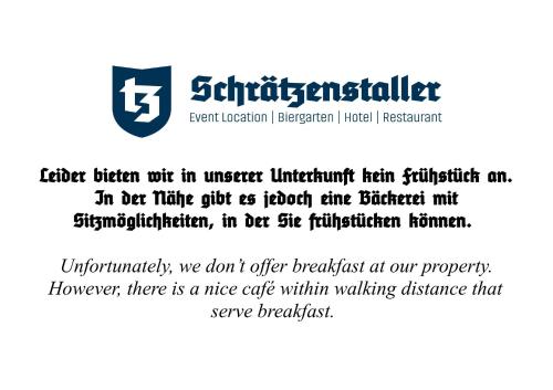 Ételek és italok, Gasthof Schrätzenstaller (Gasthof Schratzenstaller) in Scheyern