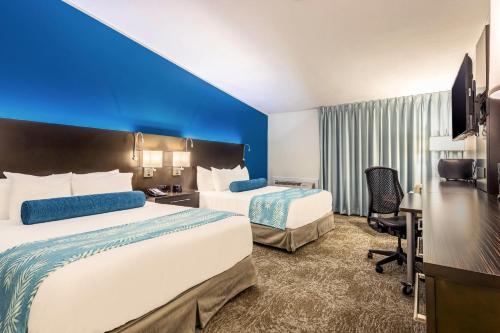 2 queen beds