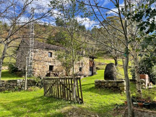 Cabaña en las montañas