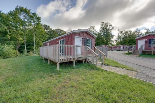 Cassopolis Cabin with On-Site Fishing Pier!