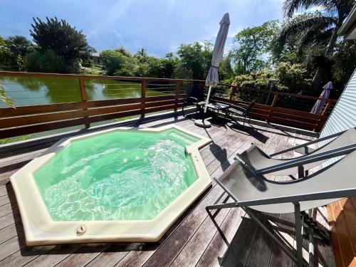BUNGA-LODGE (bungalow 4* avec piscine privée) (BUNGA-LODGE (bungalow 4* avec piscine privee)) in บัว โฌลอง