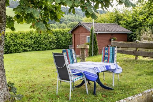 A szálláshely kívülről, Ferienwohnung Ausblick in Usseln