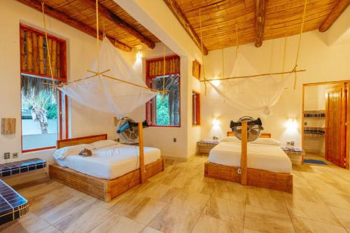 Bambu Ecocabanas in San Agustinillo