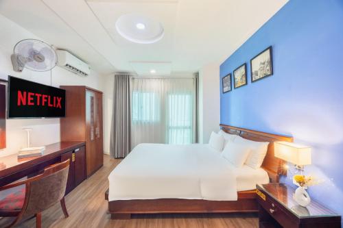 1 double bed